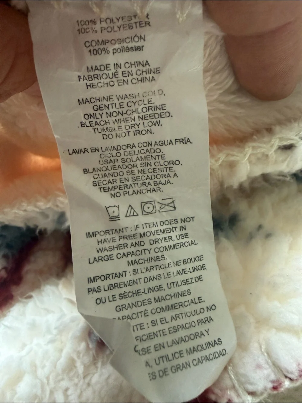 Pendleton Reverse Oeko-Tex Sherpa Fleece Southwestern Aztec Print Queen Blanket